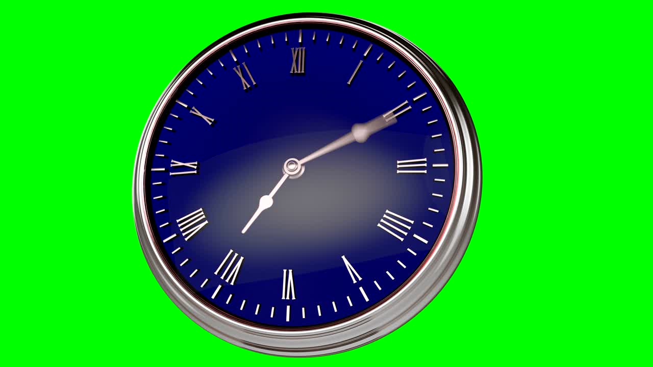 Modern Clock Timelapse + Chroma Key