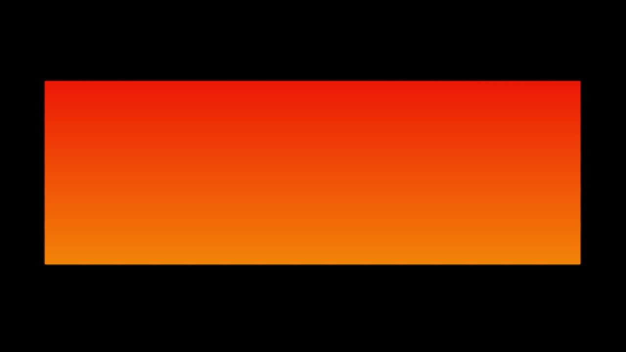 검은 바탕에 움직이는  ⁇ 색과 오렌지색의 모양