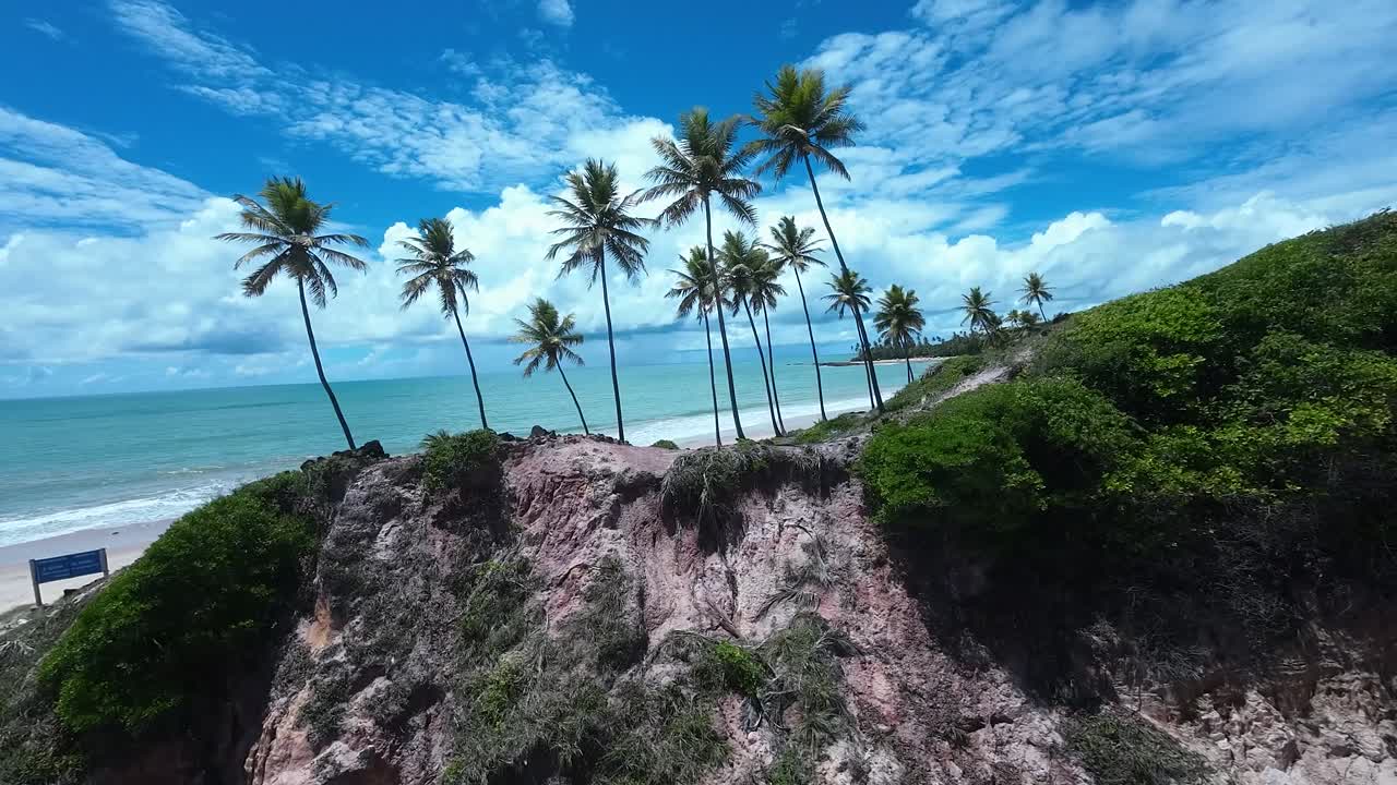 la playa de coqueirinho en joão pessoa en paraíba, brasil