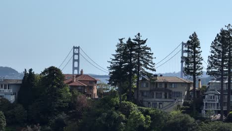 golden gate bridge from tiburon