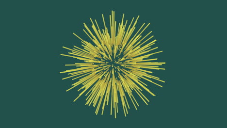 Vibrant burst the dynamic energy of yellow explosion