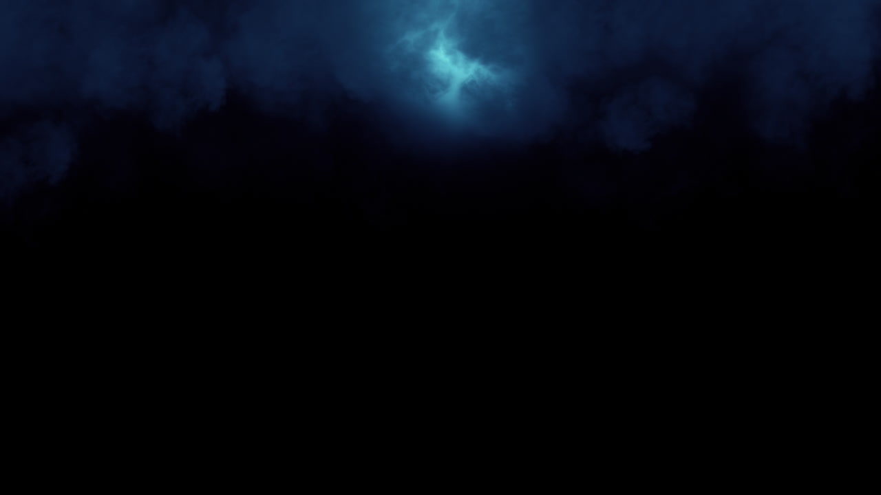 Heavy clouds in sky with lightning