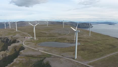 windmills for electric power production havoygavelen windmill park norway