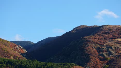 Beautiful-time-lapse-of-the-Balkan-Mountains-on-an-autumn-morning