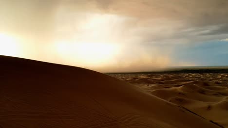 windy day over the desert
