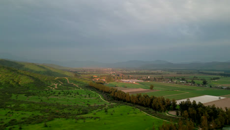 Santiago-De-Chile-Natur-Skyline-Im-Morgengrauen-Ländlich