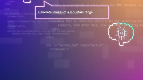 Animación-Del-Chat-De-Tecnología-De-IA-E-Imágenes-De-Montañas-Mediante-Procesamiento-De-Datos.