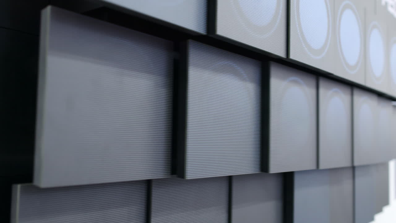 현대적인 led 벽 디스플레이