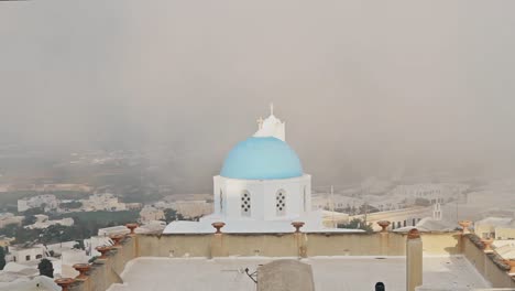 blue church dome time lapse