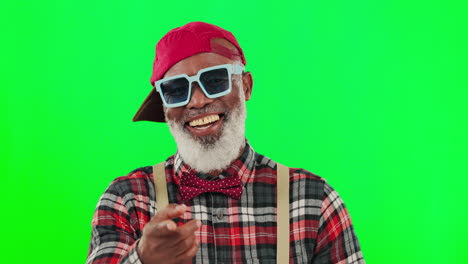 Fashion,-happy-and-man-in-studio-with-green-screen