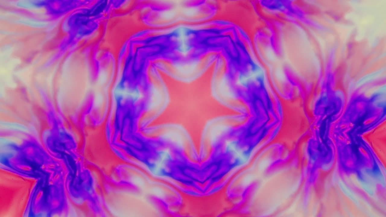 patrón de caleidoscopio vívido en un fondo abstracto