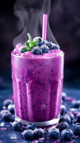 blueberry smoothie