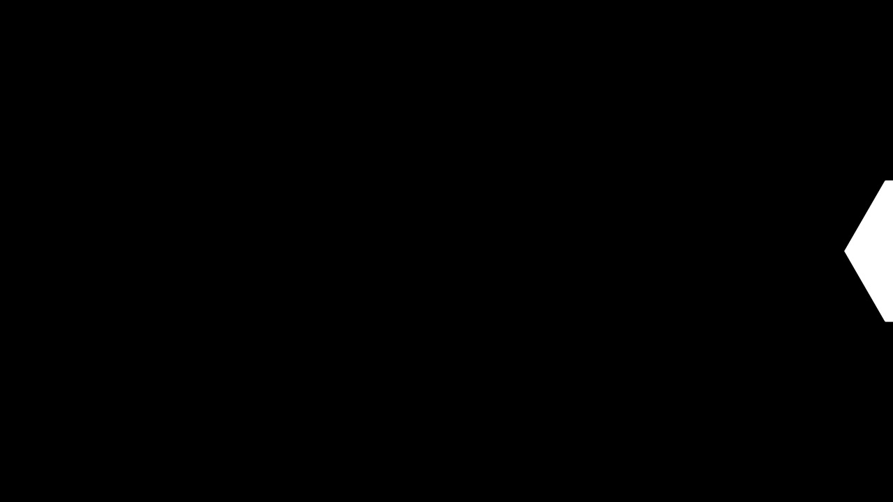 Mask of changing frame. Looping. 4K resolution.