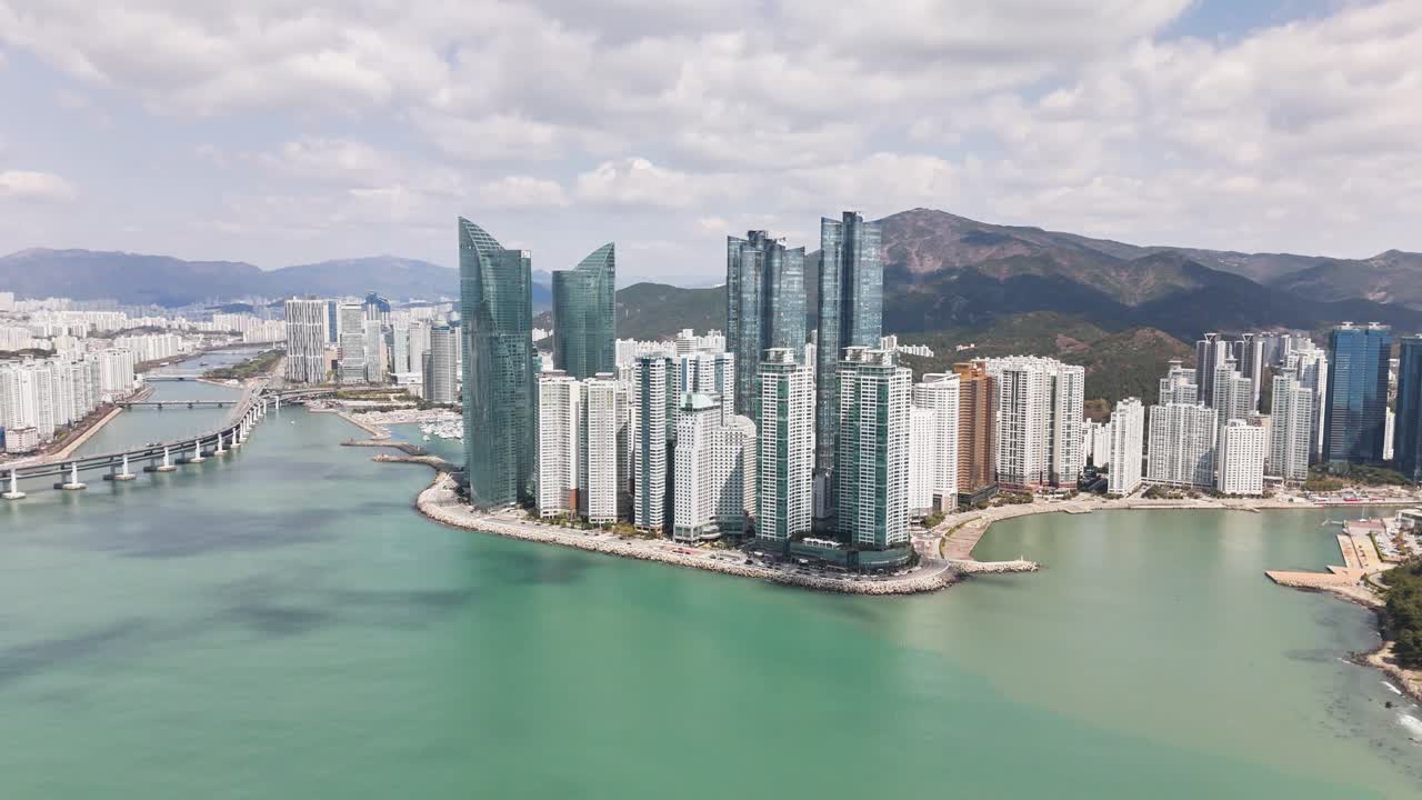 Aerial view of Busan, South Korea