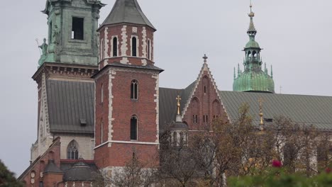 church in wawel royal castle in krakow, poland