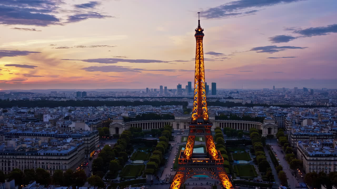 Eiffel Tower at Sunset, Paris