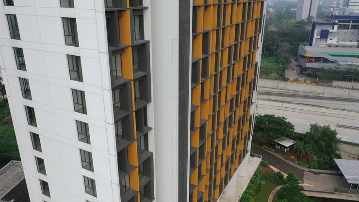 Moderno edificio di appartamenti in città
