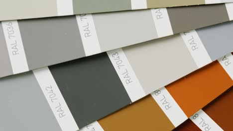 color swatches - ral colors