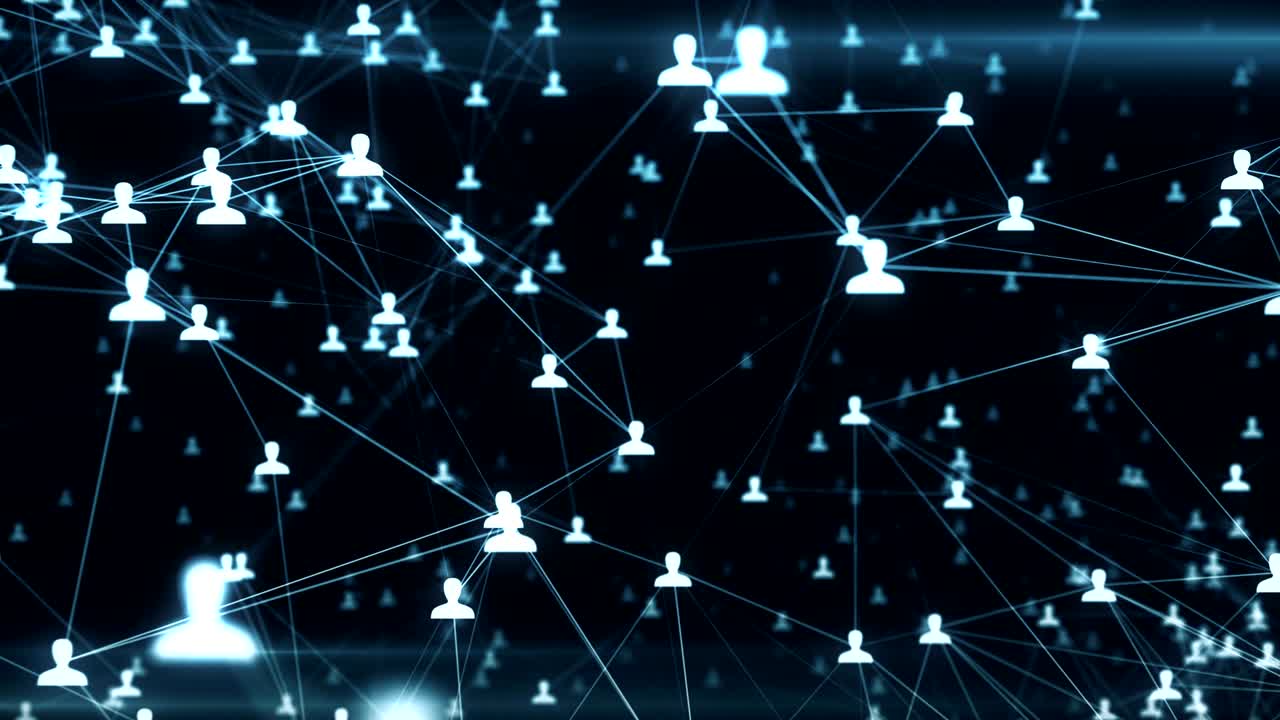 Network connections in social networks. Seamless loop