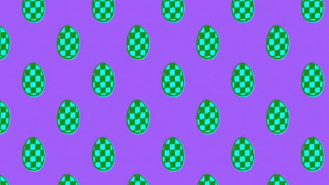 cute easter egg pattern animation 4k
