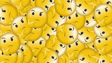 los emoticones están cayendo.