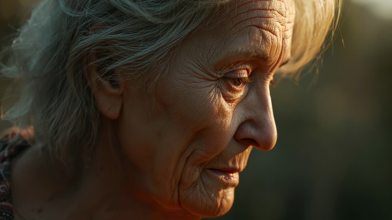 Retrato de uma mulher idosa