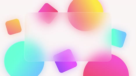 glassmorphism animated background