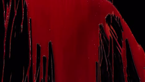 efecto de clave de croma de una salpicadura de sangre con canal alfa