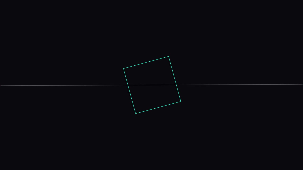 Abstract Motion Graphics with Geometric Shapes and Digital Glitch Effects