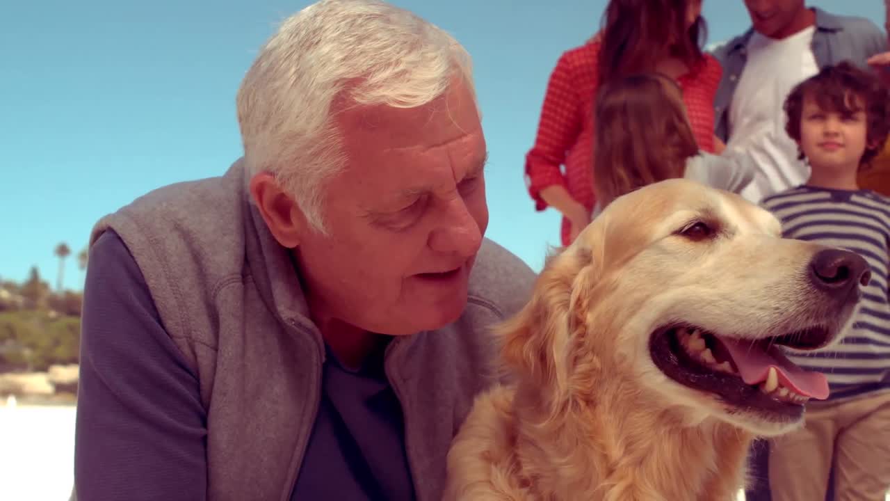 행복한 확장된 가족 대화