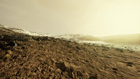 Landscape-of-bolivian-Altiplano-rocky-desert