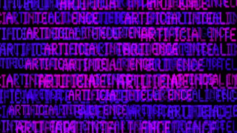 gran análisis de datos texto animado finanzas cinéticas fintech wordscape ai software de inteligencia artificial