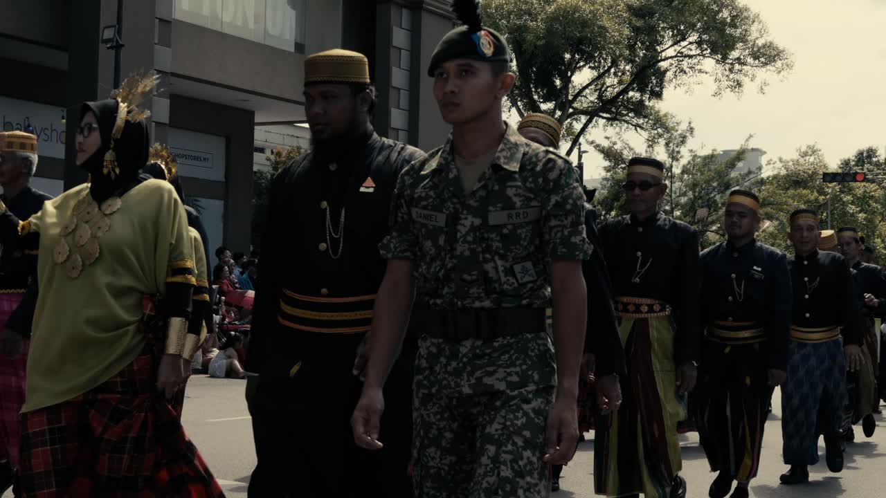 Celeberation Of Sarawak Governor Birthday ,12 october 2024,was held at kuching with so many goverment agencies take part in the parade and also sarawak culture tribe with they traditional costume.