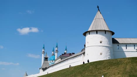 medieval city walls and mosques