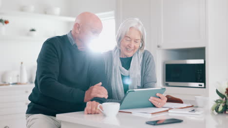 Senior-couple,-video-call-and-tablet-for-home