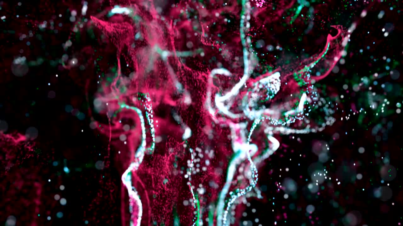 4K Unique Particle Burst Background.