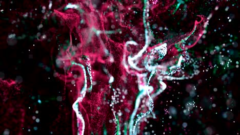 4K Unique Particle Burst Background.