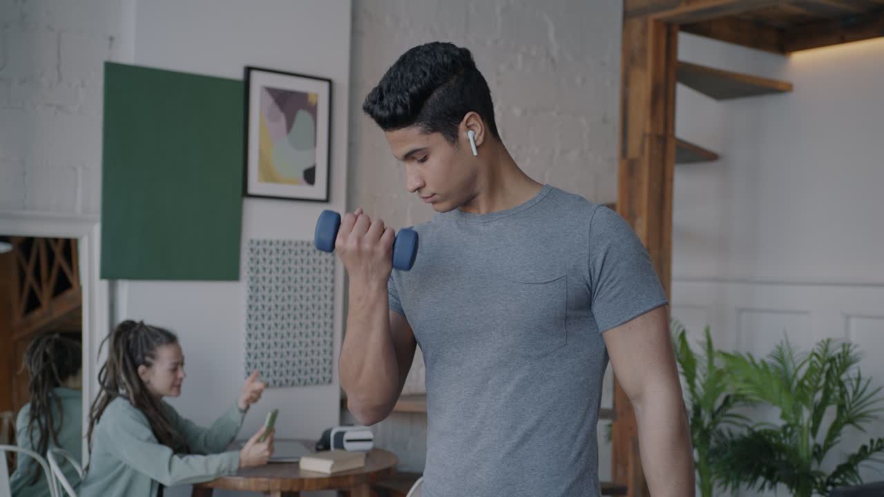 Home Workout with Dumbbells