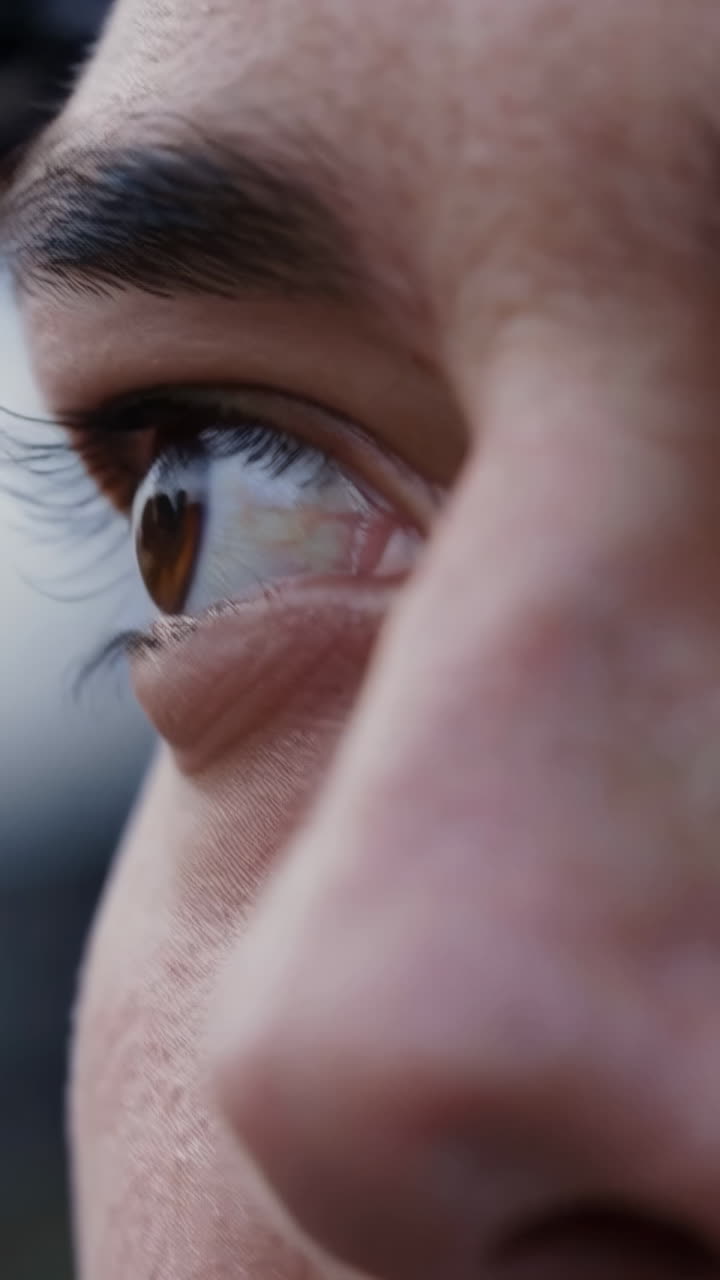 primo piano dell'occhio di una persona