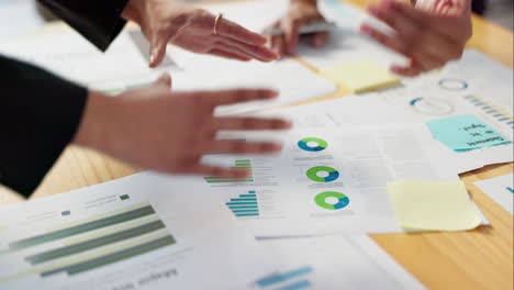 hands, business people in meeting