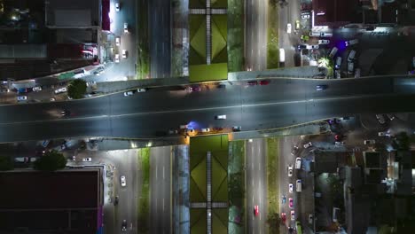 nocturnal hyperlapse of traffic in a  mexico city