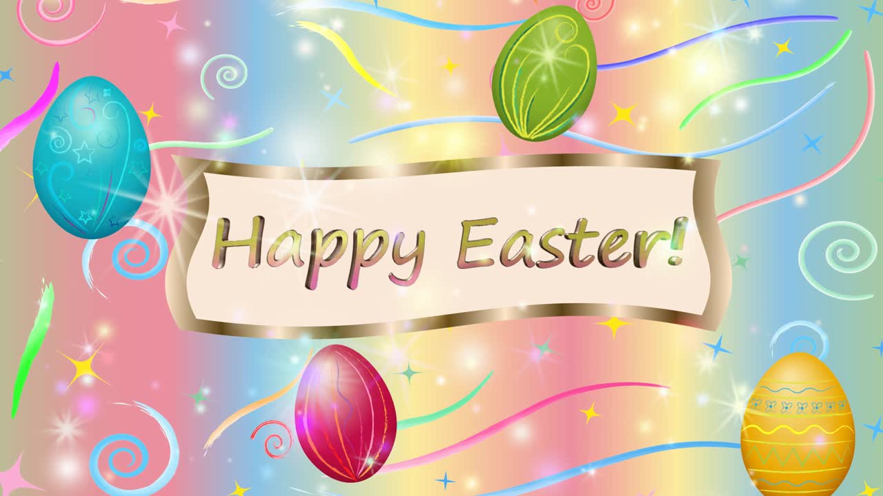 축하하는 부활절