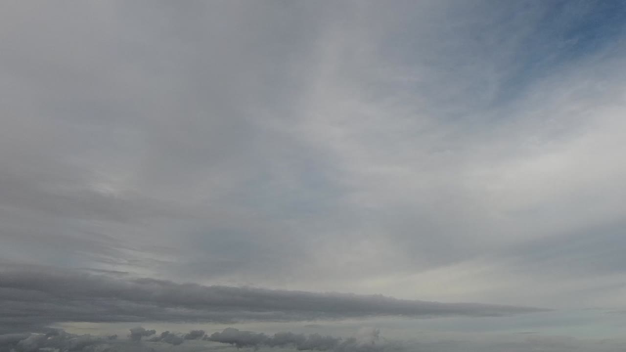 cloudscape 느린 팬 오른쪽 클립, 추상 자연 경치 하늘