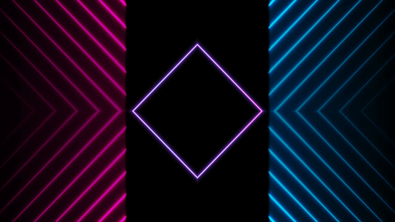 ciencia ficción retro láser neón geometría abstracta fondo de movimiento