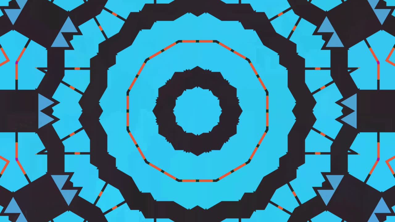 patrones de secuencia de caleidoscopio abstractos.