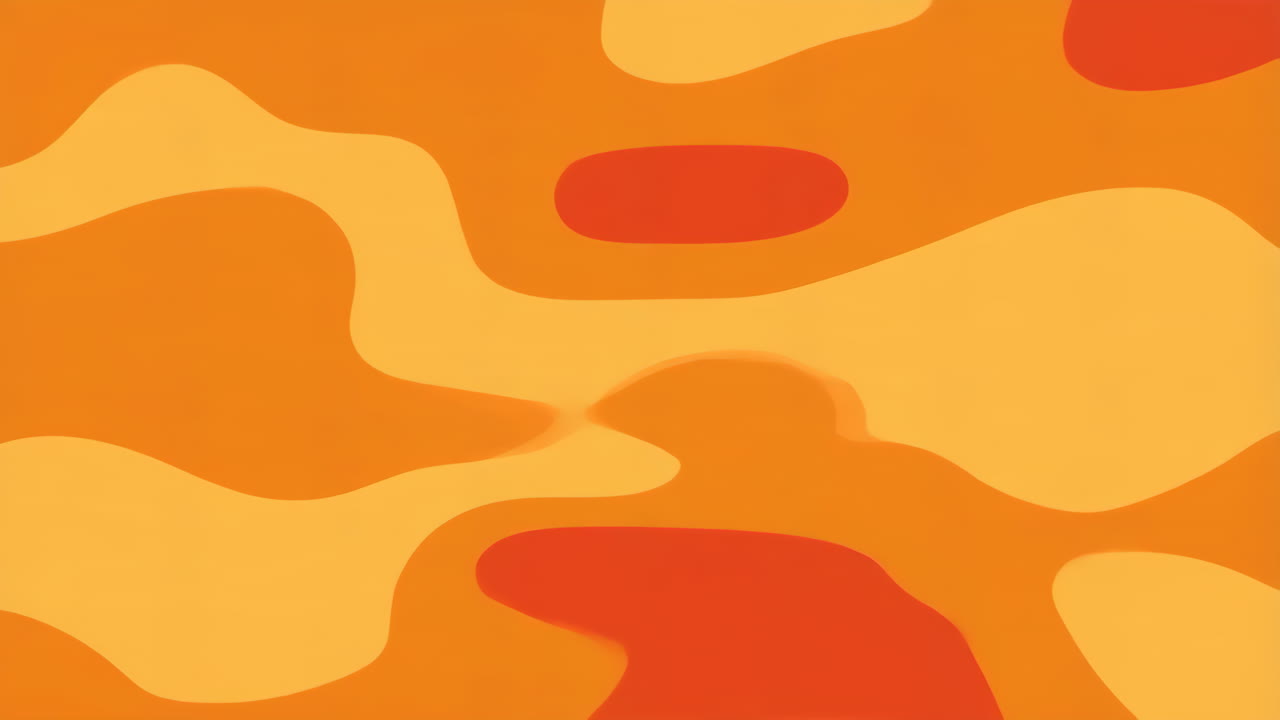 Abstract Organic Orange and Red Pattern