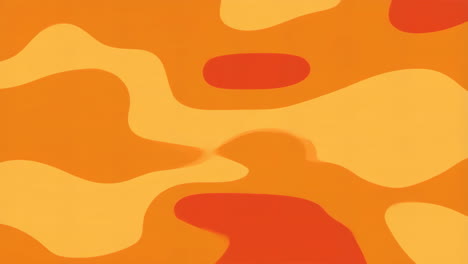 abstract organic orange and red pattern
