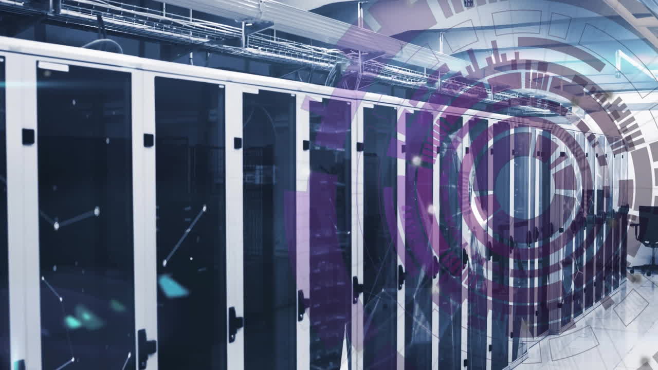Animation of scope and data processing over computer servers
