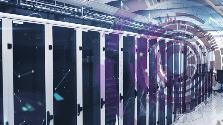 Animation of scope and data processing over computer servers