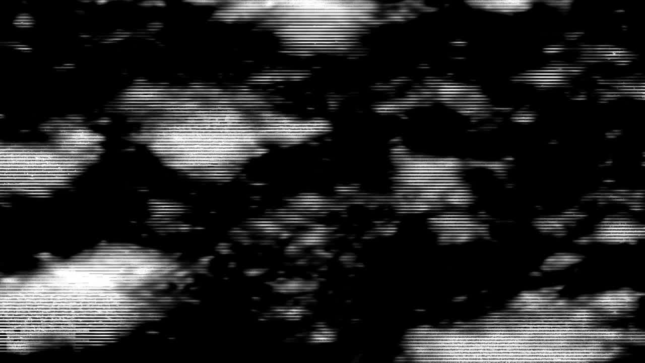 no hay señal viejo televisor vintage. ruido de color estático. error de glitch video daño bucle de animación de fondo.
